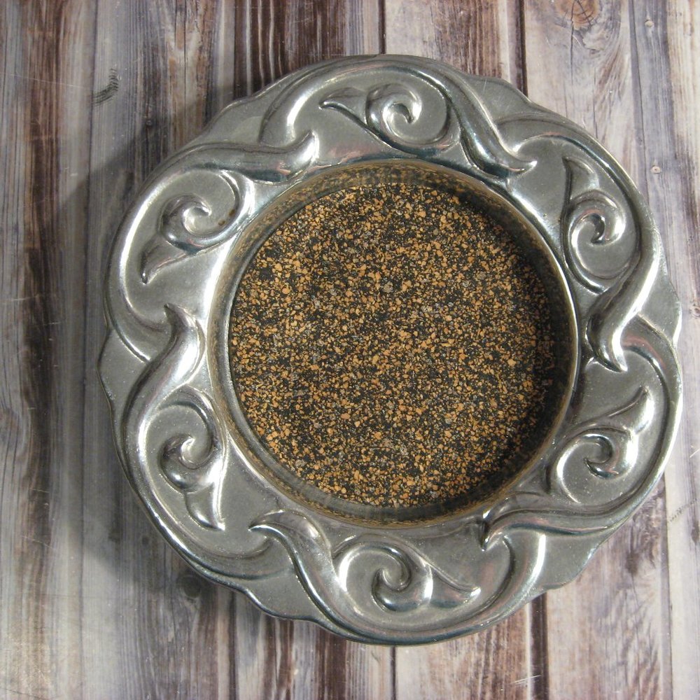 WILTON ARMETALE WINE BOTTLE COASTER